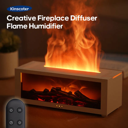 Remote Controlled Aroma Essential Fireplace