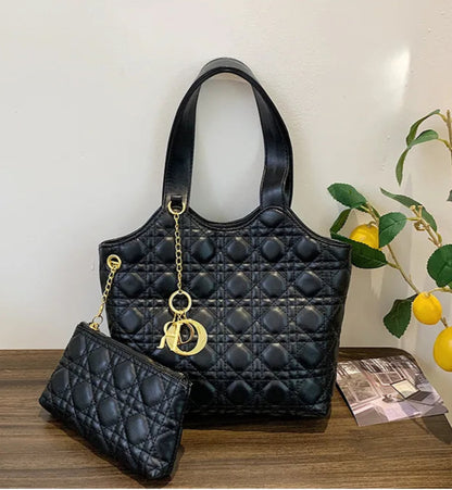 St Laurell 2025 Quilted Designer-Inspired Shoulder Tote