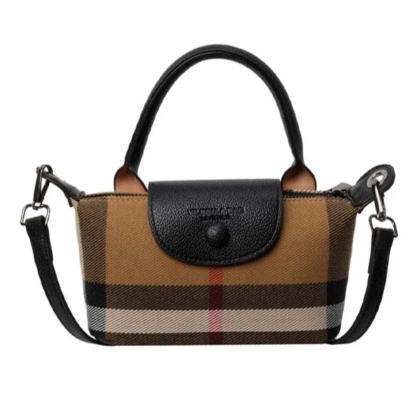 The Berrybag Checkered Hobo Crossbody