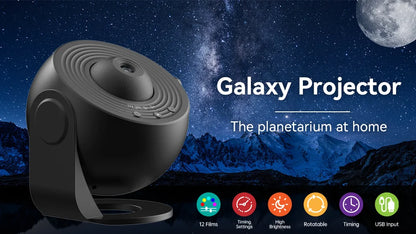 Starry Galaxy Night Light Projector