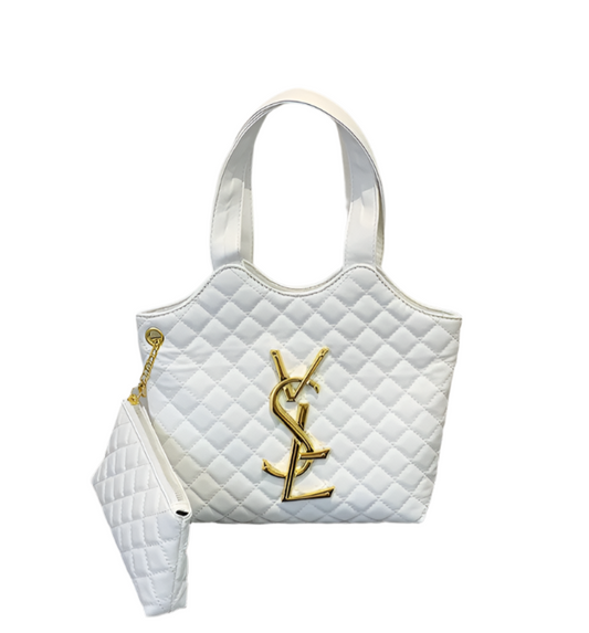 St Laurell 2025 Quilted Designer-Inspired Shoulder Tote