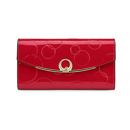 Luxury Leather Long Wallet – RFID Secure with Phone and Card Pockets