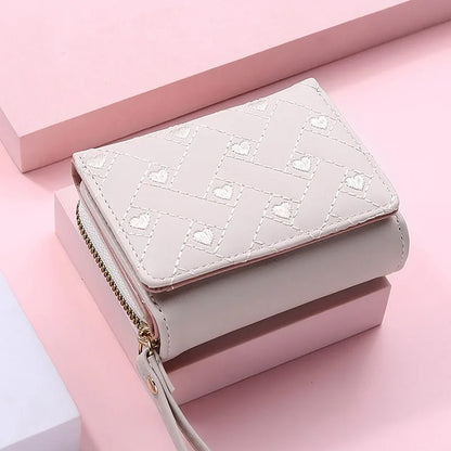 Mini Tri-Fold Embroidered Wallet – 2025 Edition