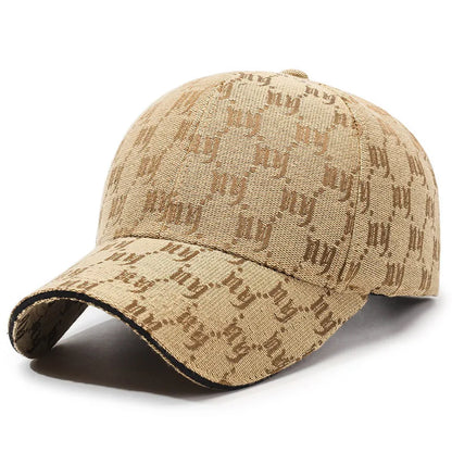 Monochrome Luxe Patterned Baseball Cap