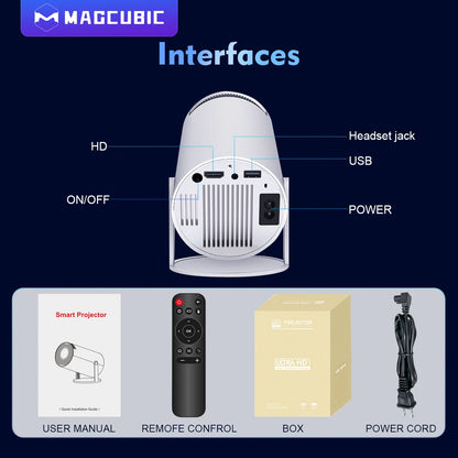Cinema 4K Magcubic Projector