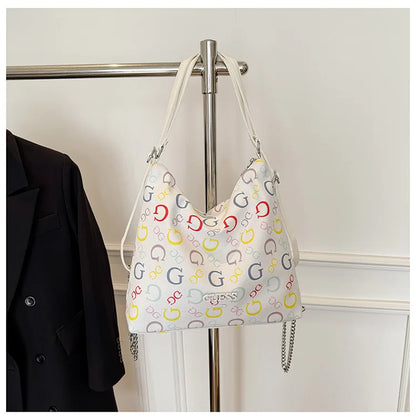 2025 Guessing Collection of Letter Print Backpack & Crossbody Bag