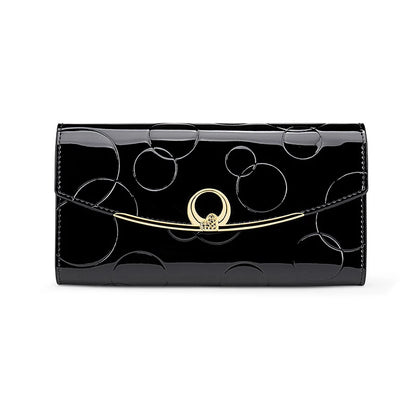 Luxury Leather Long Wallet – RFID Secure with Phone and Card Pockets