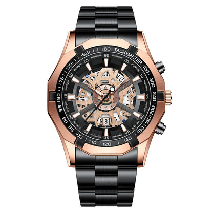 BINBOND Men’s Luxury Quartz Watch with Calendar