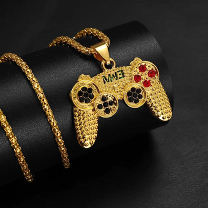 RAKOL Trendy Gamepad Stainless Steel Necklace