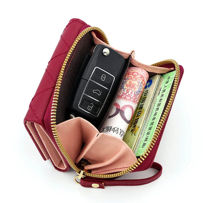 Mini Tri-Fold Embroidered Wallet – 2025 Edition