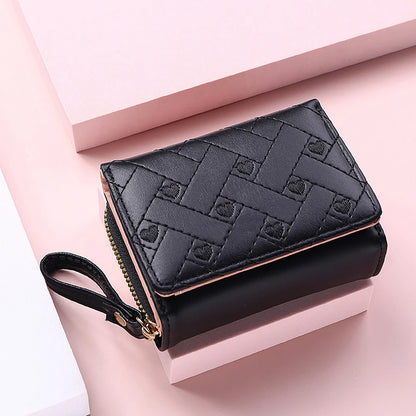 Mini Tri-Fold Embroidered Wallet – 2025 Edition