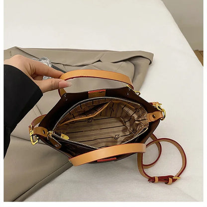Louis' French Boho Monogram Bucket Bag