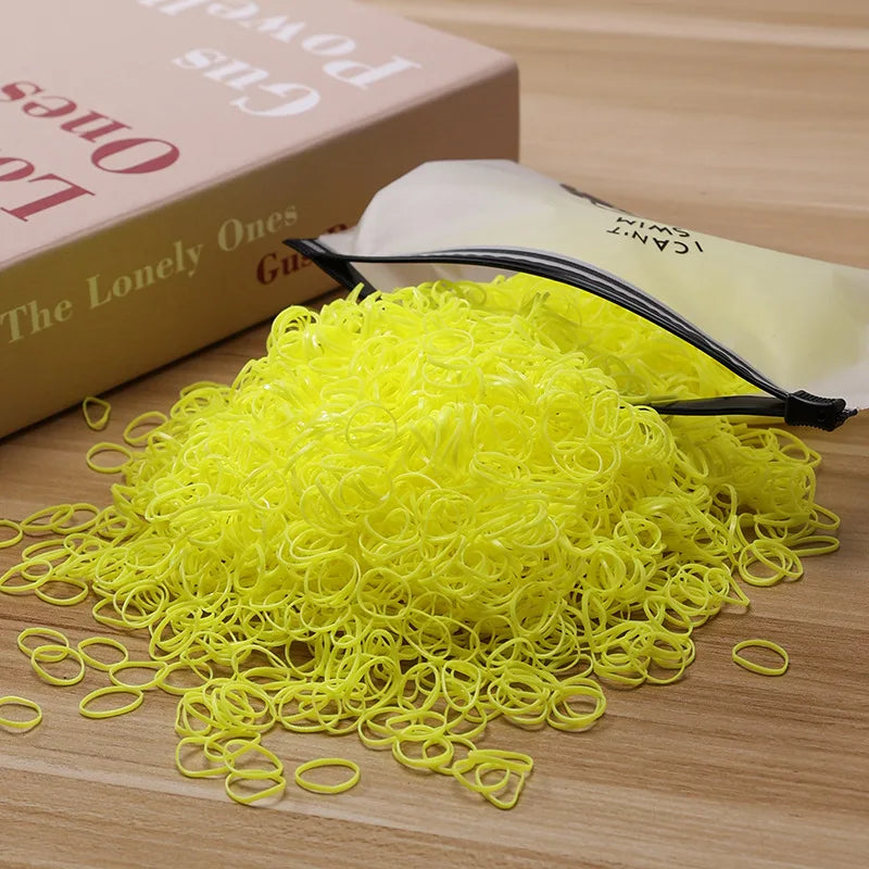 Colorful Disposable Hair Ties - 500/1000/2000pcs