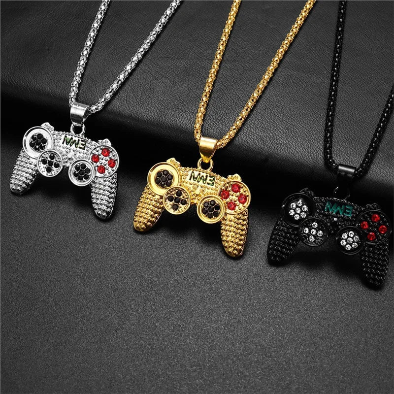 RAKOL Trendy Gamepad Stainless Steel Necklace
