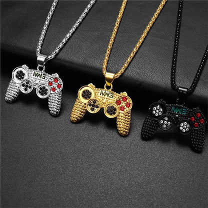RAKOL Trendy Gamepad Stainless Steel Necklace