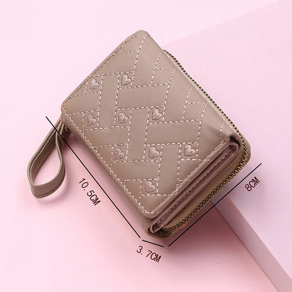 Mini Tri-Fold Embroidered Wallet – 2025 Edition
