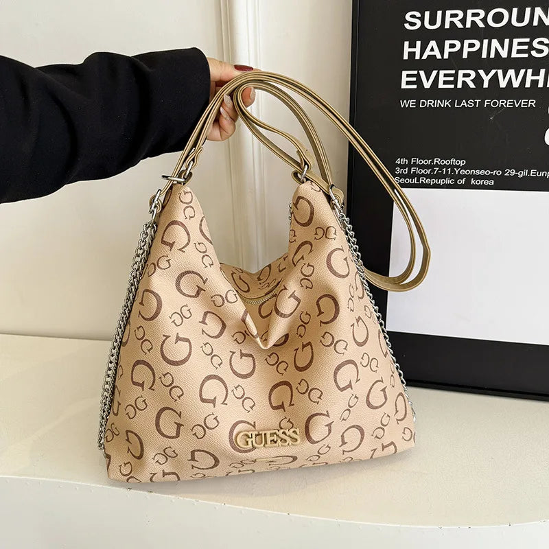2025 Guessing Collection of Letter Print Backpack & Crossbody Bag