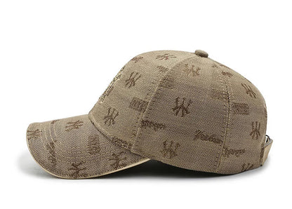 Street Style Essential Embroidered Letter Cotton Baseball Cap