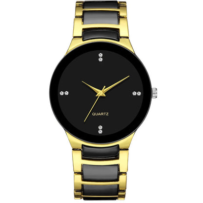 Luxury Stainless Steel Quartz Watch – Bold and Sleek. For Ladies and Men.