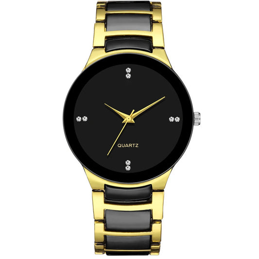 Luxury Stainless Steel Quartz Watch – Bold and Sleek. For Ladies and Men.