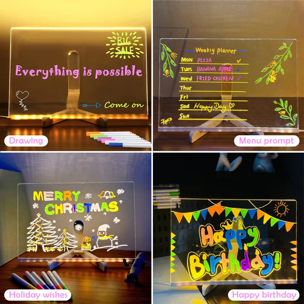 GlowBoard - Doodle, Copy & Shine, Night Light!