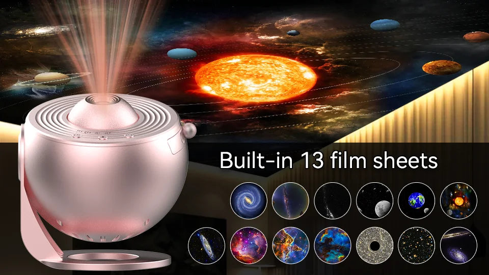 Starry Galaxy Night Light Projector