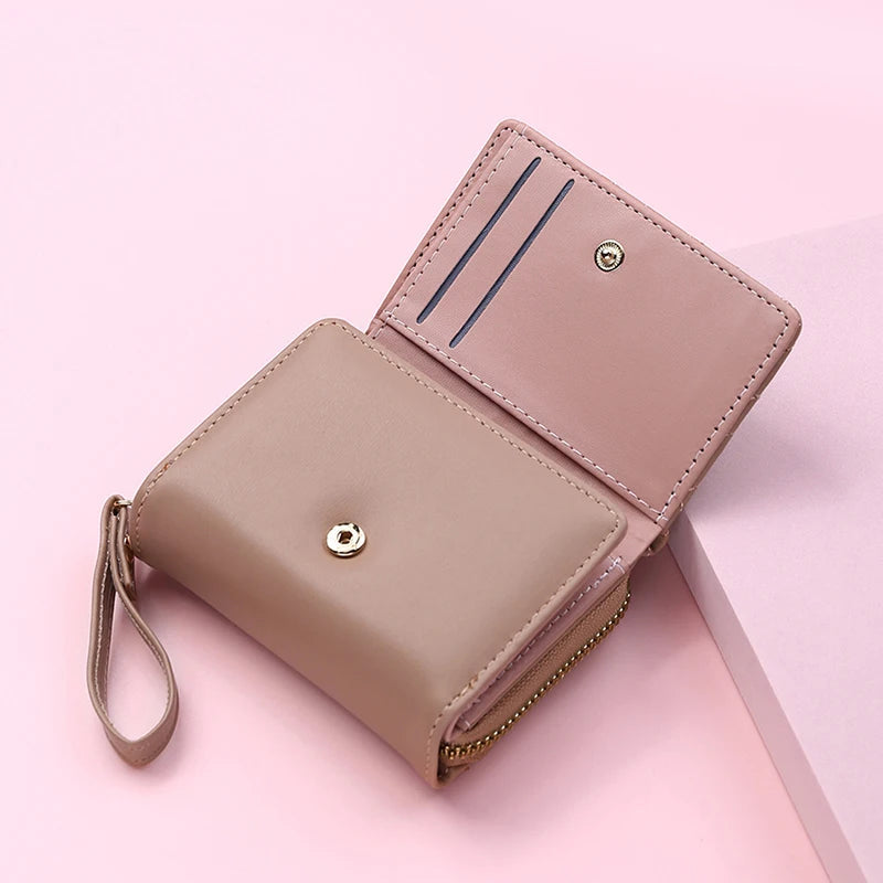 Mini Tri-Fold Embroidered Wallet – 2025 Edition