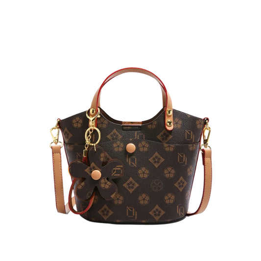 Louis' French Boho Monogram Bucket Bag
