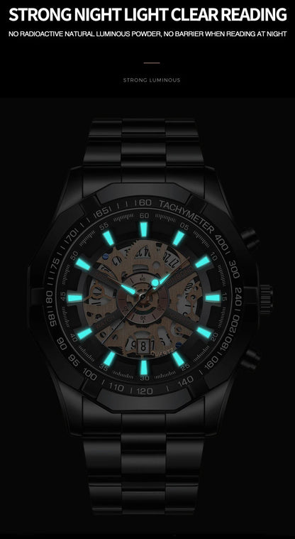 BINBOND Men’s Luxury Quartz Watch with Calendar