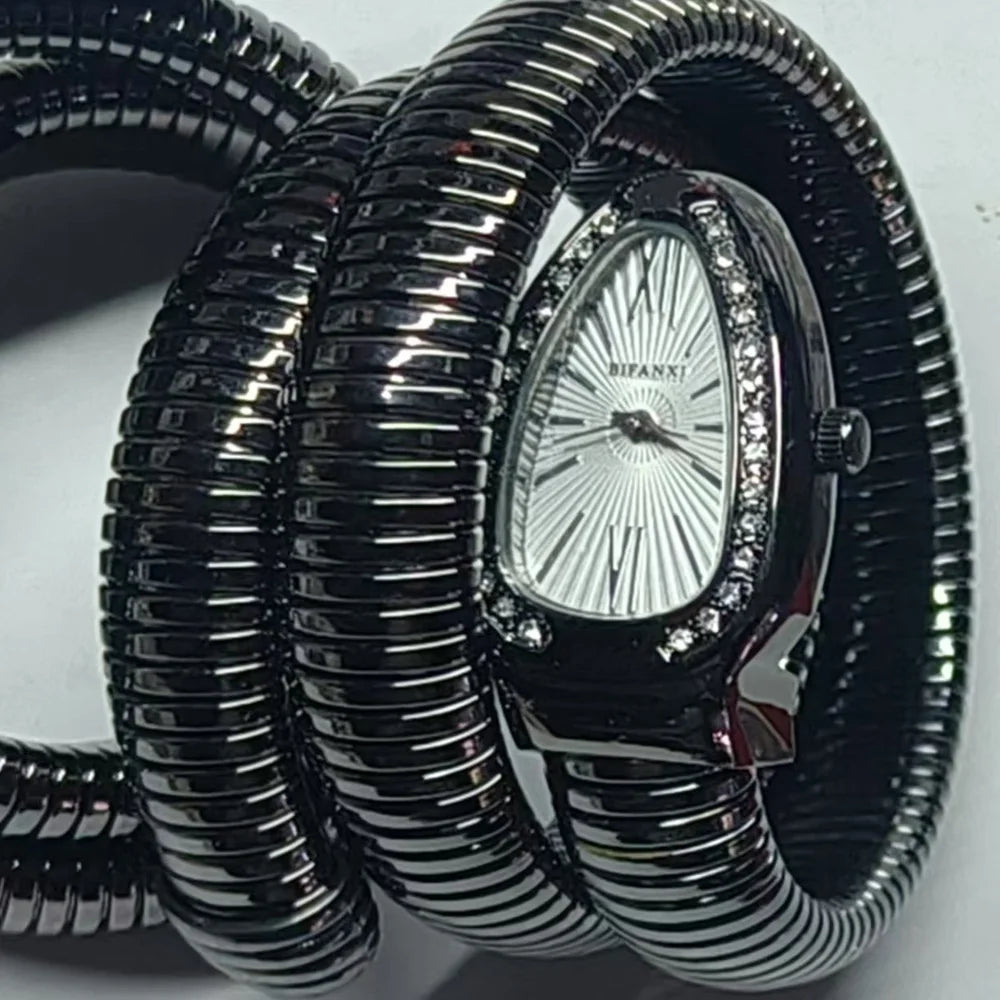 Elegant Wraparound Watch – Feminine, Modern, Iconic