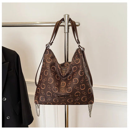 2025 Guessing Collection of Letter Print Backpack & Crossbody Bag