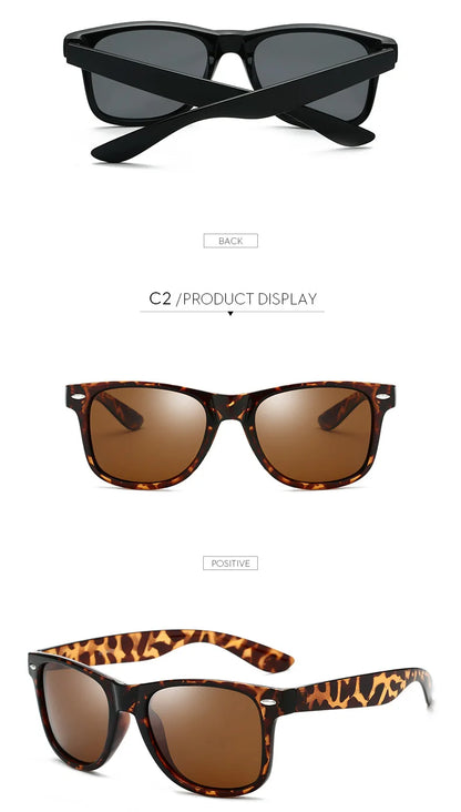 Retro Polarized Sunglasses – Unisex Summer Shades