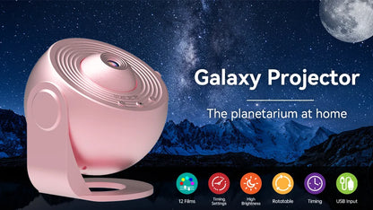 Starry Galaxy Night Light Projector
