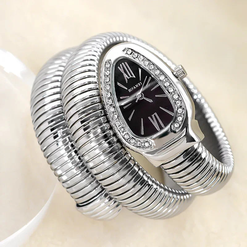 Elegant Wraparound Watch – Feminine, Modern, Iconic