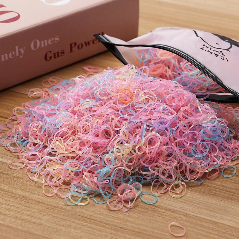 Colorful Disposable Hair Ties - 500/1000/2000pcs