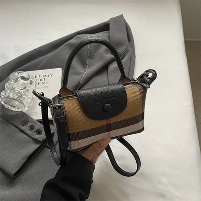 The Berrybag Checkered Hobo Crossbody