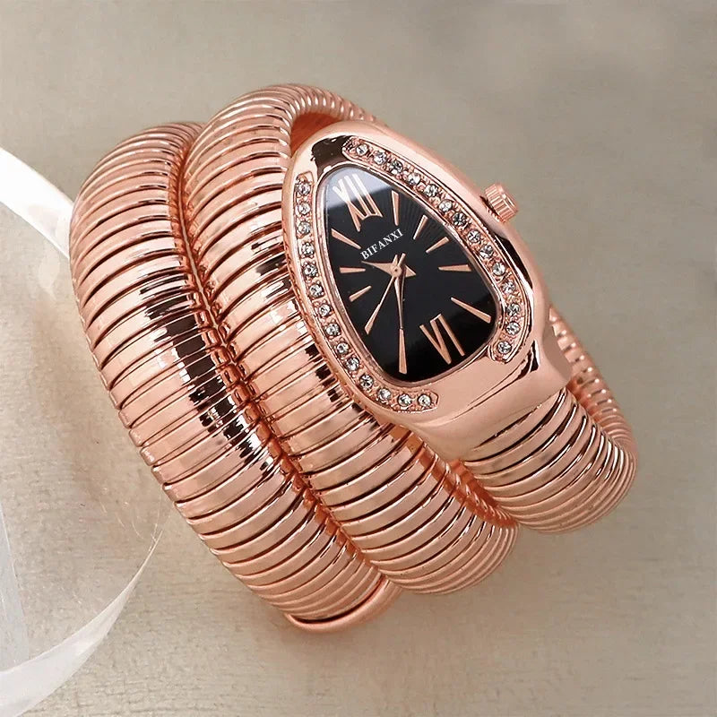 Elegant Wraparound Watch – Feminine, Modern, Iconic