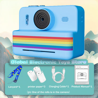 Instant Print Camera – Snap, Print, Create. Free Paper Included!