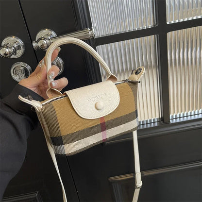 The Berrybag Checkered Hobo Crossbody