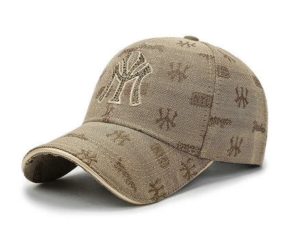 Street Style Essential Embroidered Letter Cotton Baseball Cap