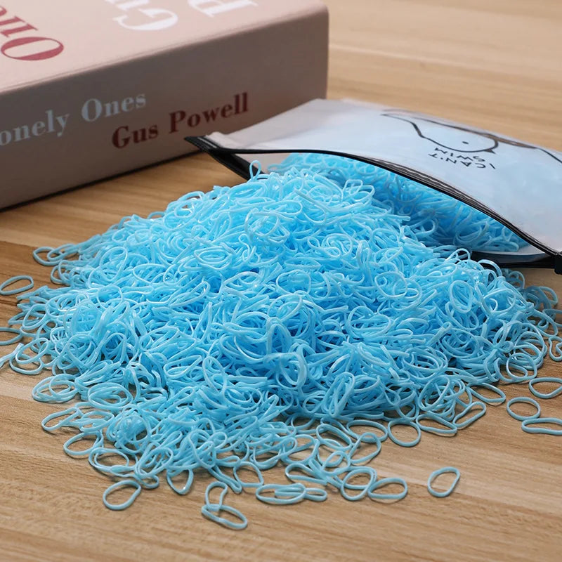 Colorful Disposable Hair Ties - 500/1000/2000pcs