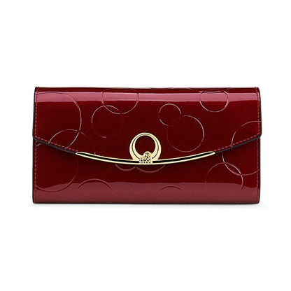 Luxury Leather Long Wallet – RFID Secure with Phone and Card Pockets