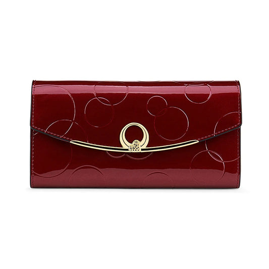 Luxury Leather Long Wallet – RFID Secure with Phone and Card Pockets