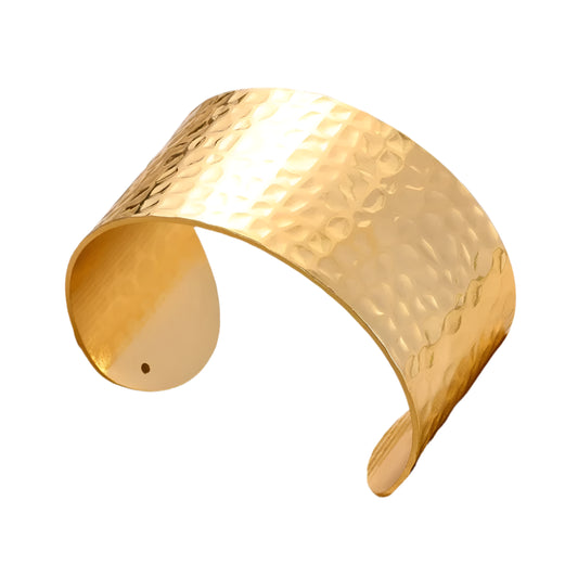 Wrinkle Textured Cuff Bracelet