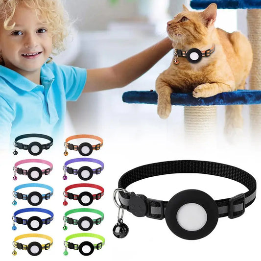 Anti-Loss Airtag Reflective Cat Collar