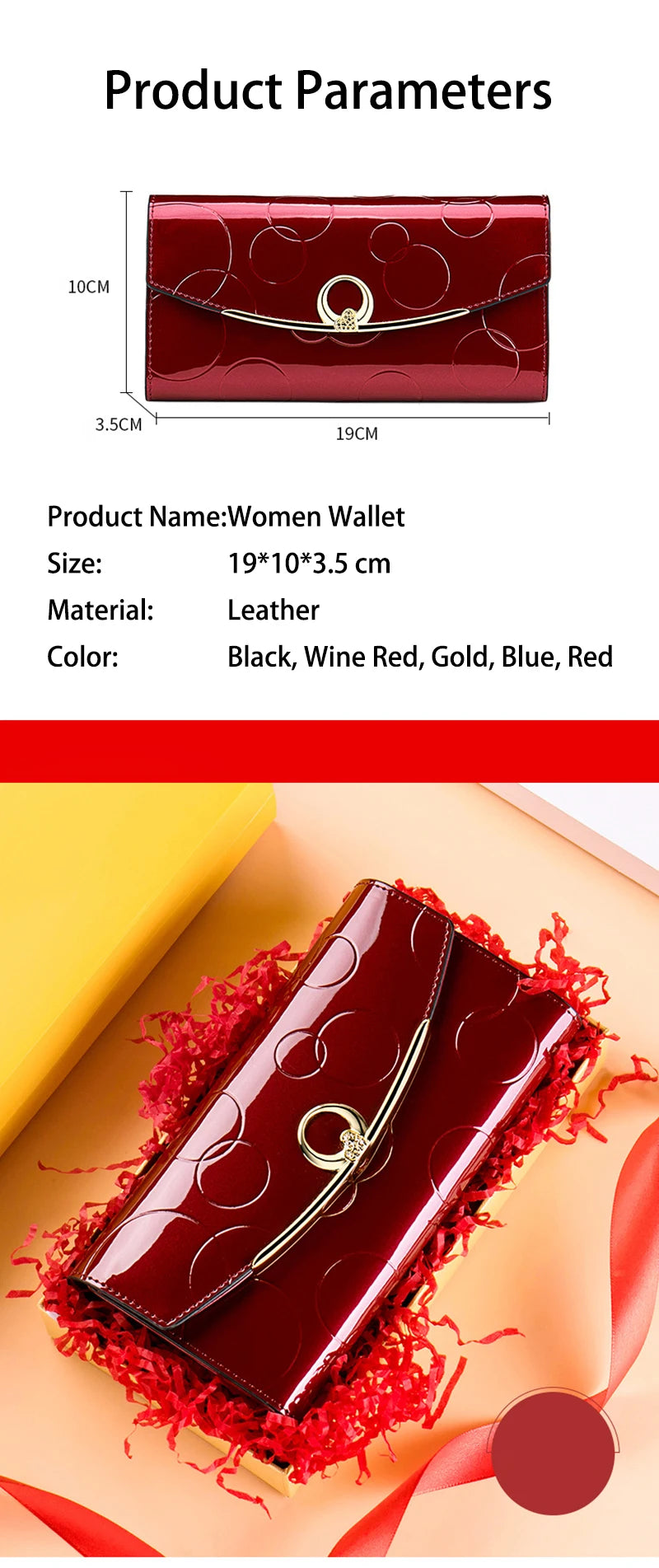 Luxury Leather Long Wallet – RFID Secure with Phone and Card Pockets