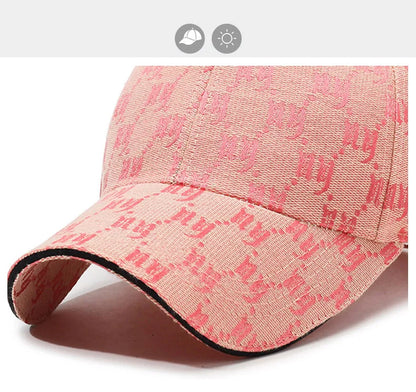 Monochrome Luxe Patterned Baseball Cap