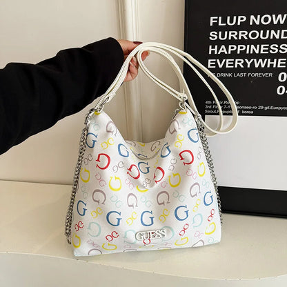 2025 Guessing Collection of Letter Print Backpack & Crossbody Bag