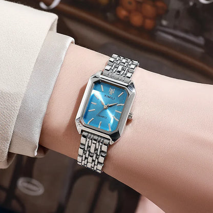 The Vivre Square Timepiece – Women’s Steel Strap Watch