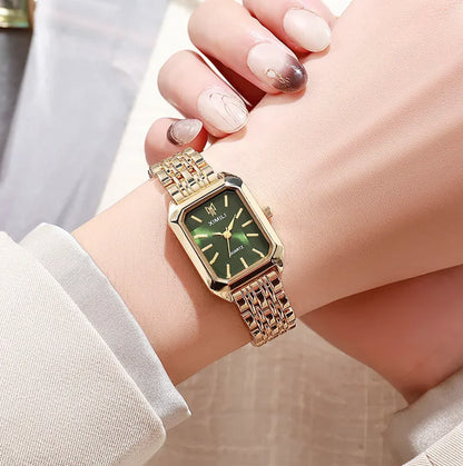 The Vivre Square Timepiece – Women’s Steel Strap Watch